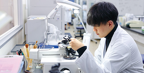 病理標本製作実習　風景画像